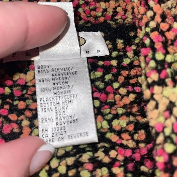 Talbots Knit Multicolor Cardigan - Small Petite. FF - Picture 5 of 5